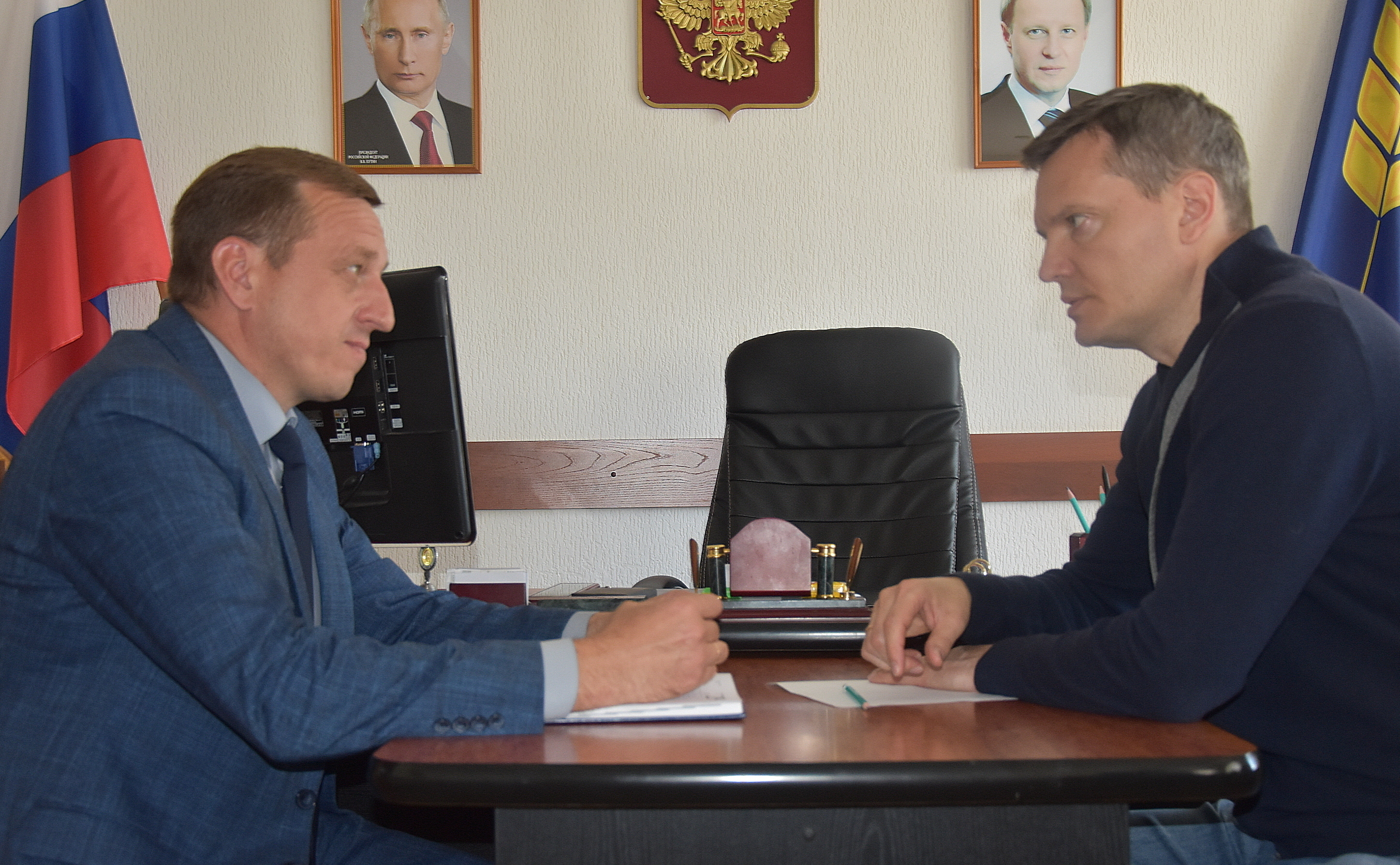 Депутат Госдумы Даниил Владимирович Бессарабов с рабочим визитом посетил Алтайский район..
