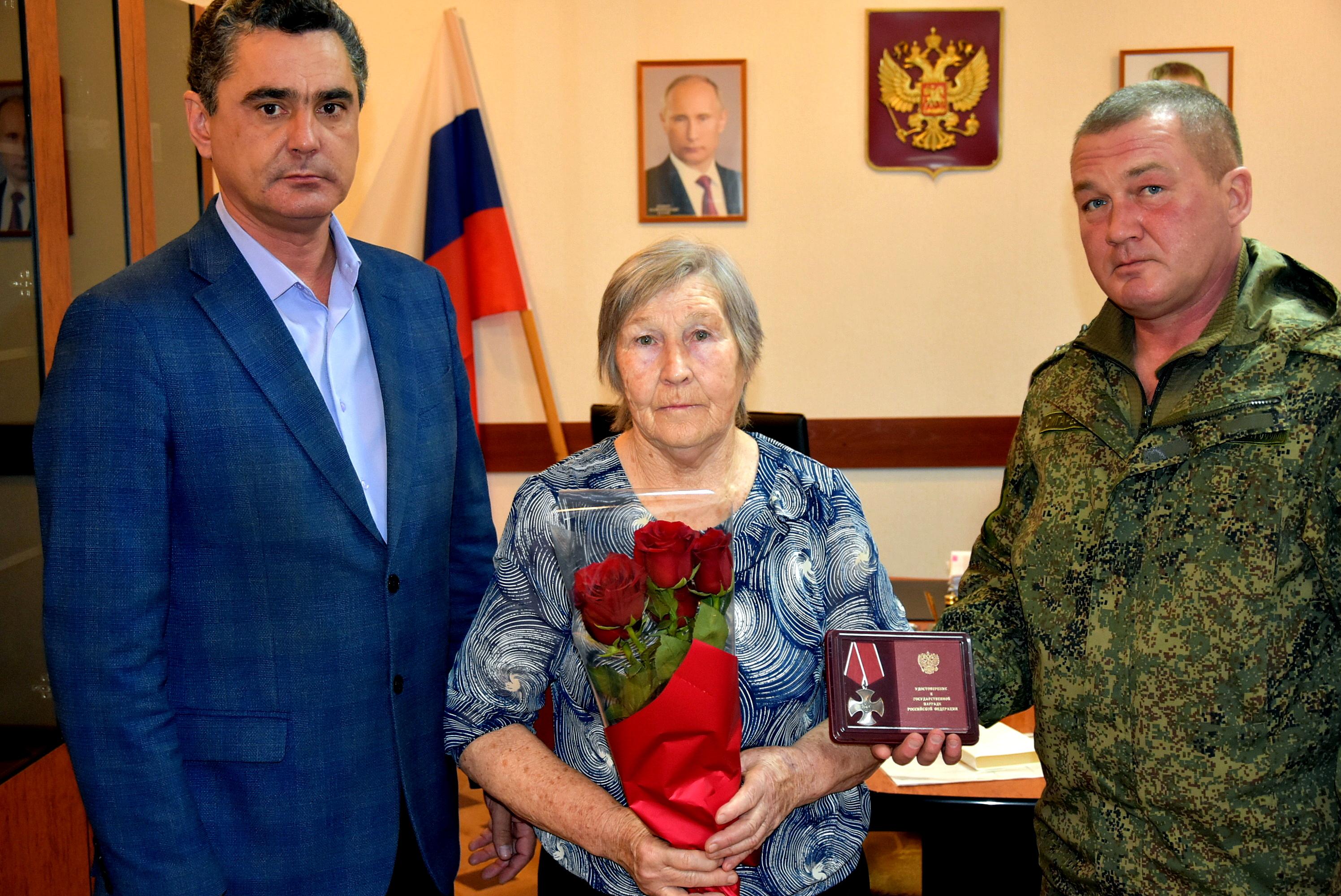 Церемония вручения «Ордена Мужества» прошла в Алтайском районе.