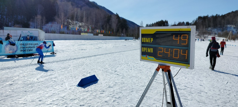 Лыжные соревнования состоялись в любую погоду!.
