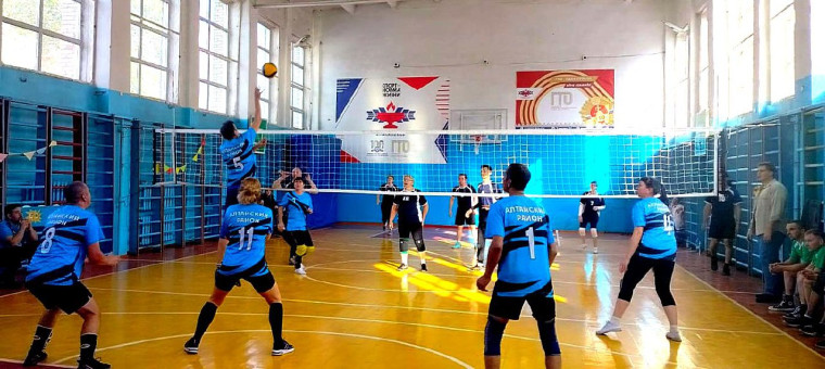 Волейбольные баталии в Алтайском районе .